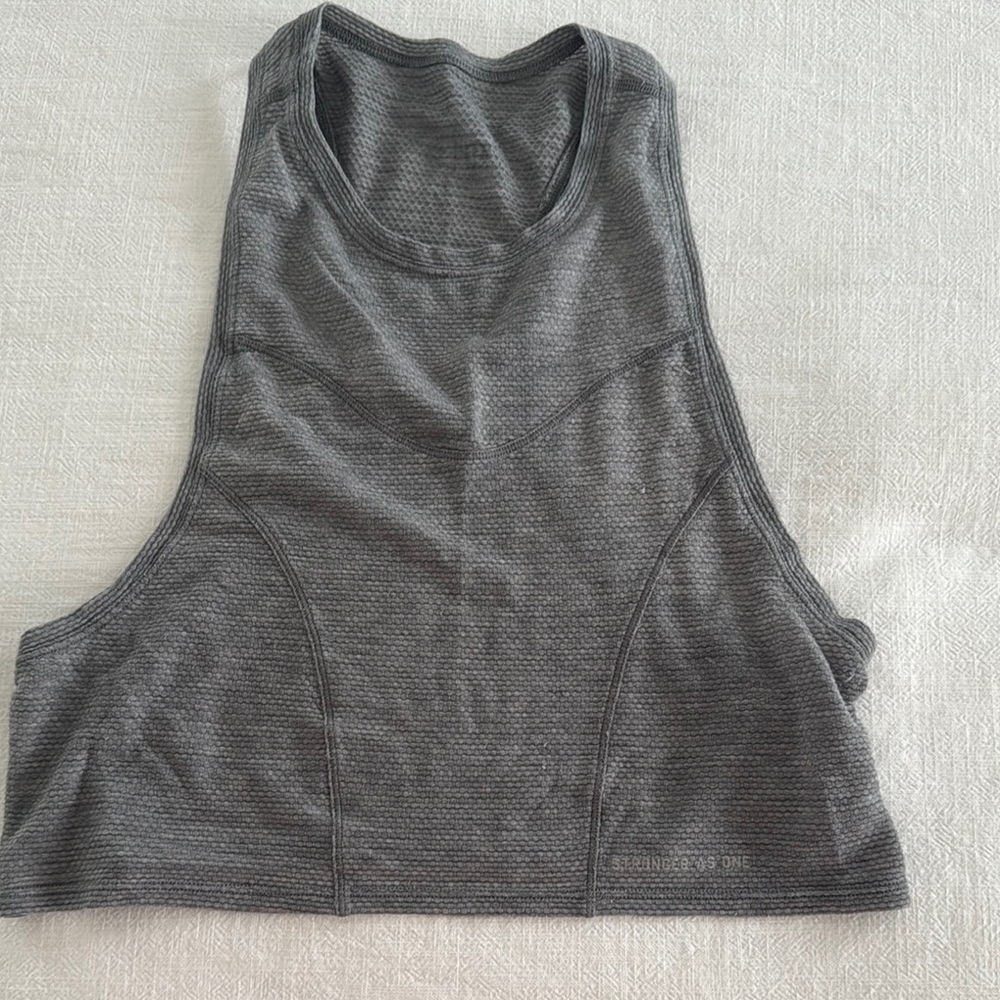 Chic Charcoal Sleeveless Tank Top